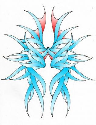 Color Tribal Tattoo